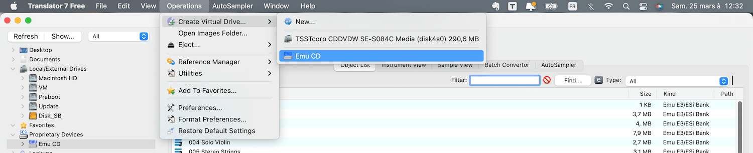 Lancer la cr&eacute;ation de l'image