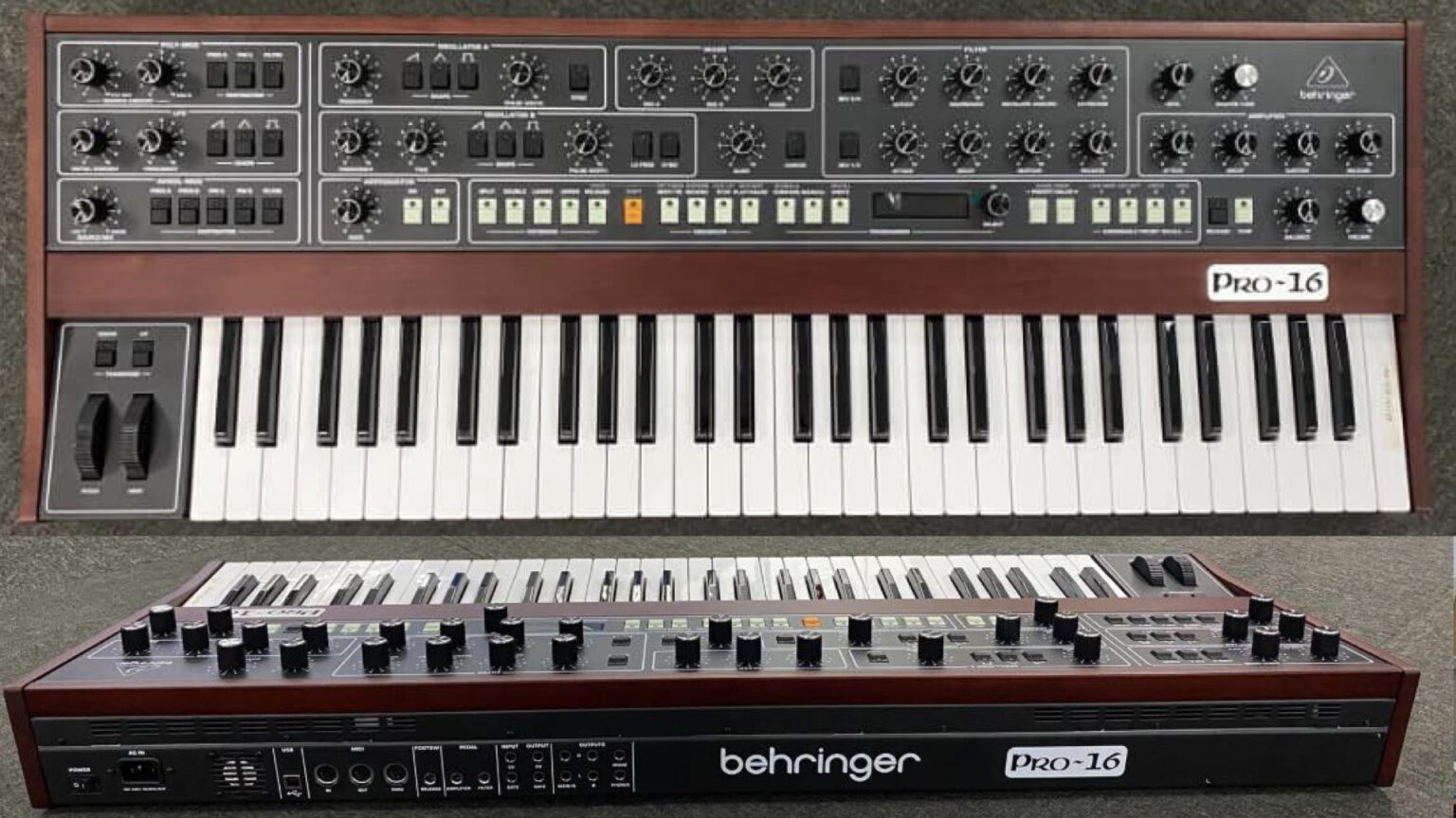 Les news synthés de mars 2022 4 Behringer Pro-16 vue d'ensemble