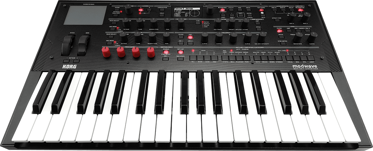 Le r&eacute;cent Korg Modwave