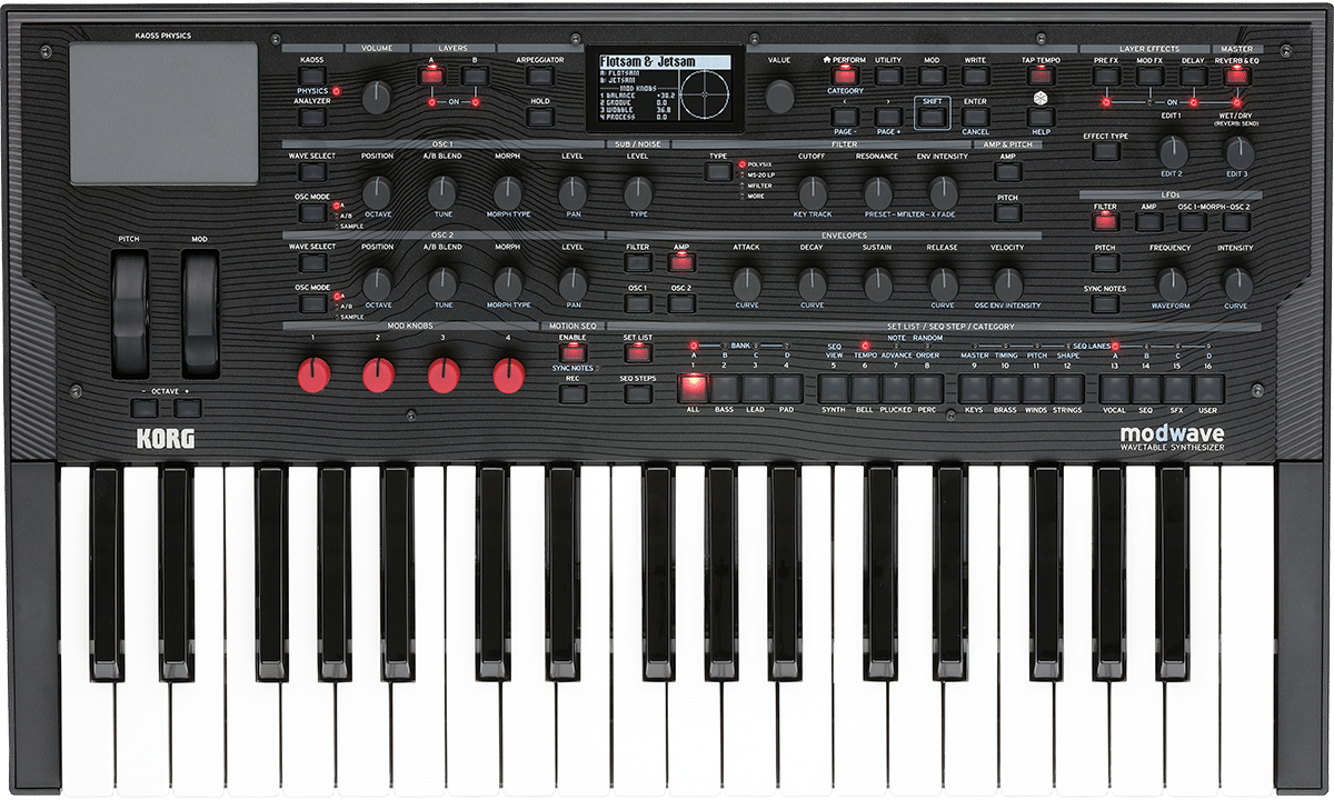 Les news Synthés de la semaine du 18 au 22 janvier 3 Korg Modwave