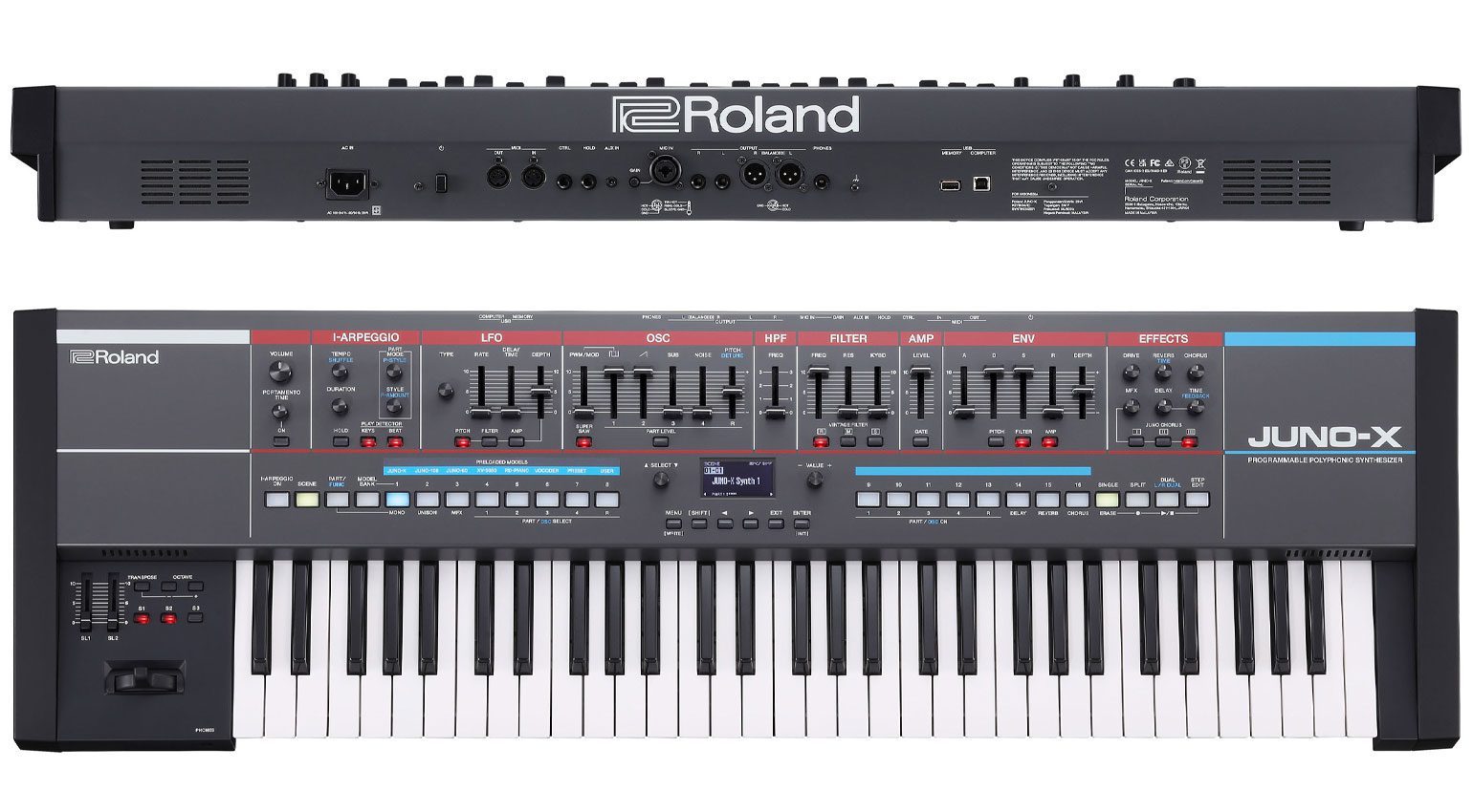 Nouveautés synthés du mois d'avril 10 Roland JUNO-X
