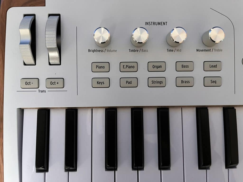 Face avant Arturia Astrolab 37