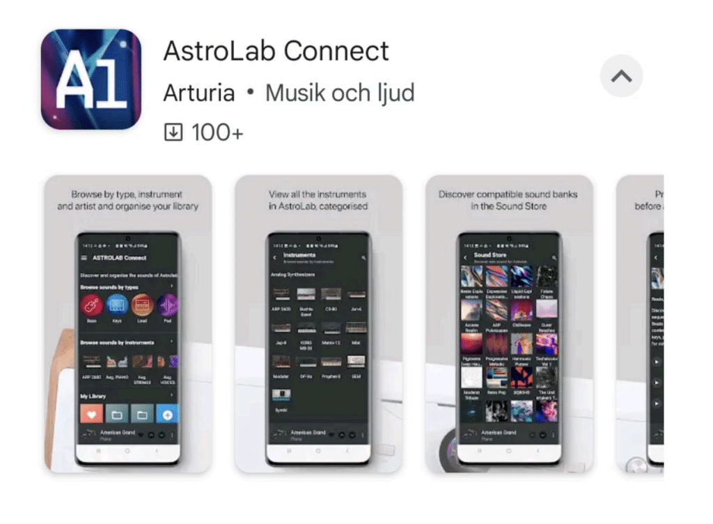 Arturia Astrolab Connect pour Android